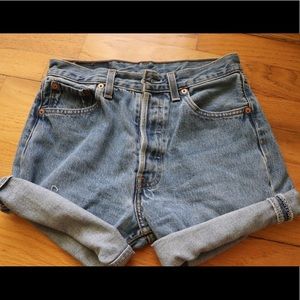 Vintage Levi High Waisted Shorts